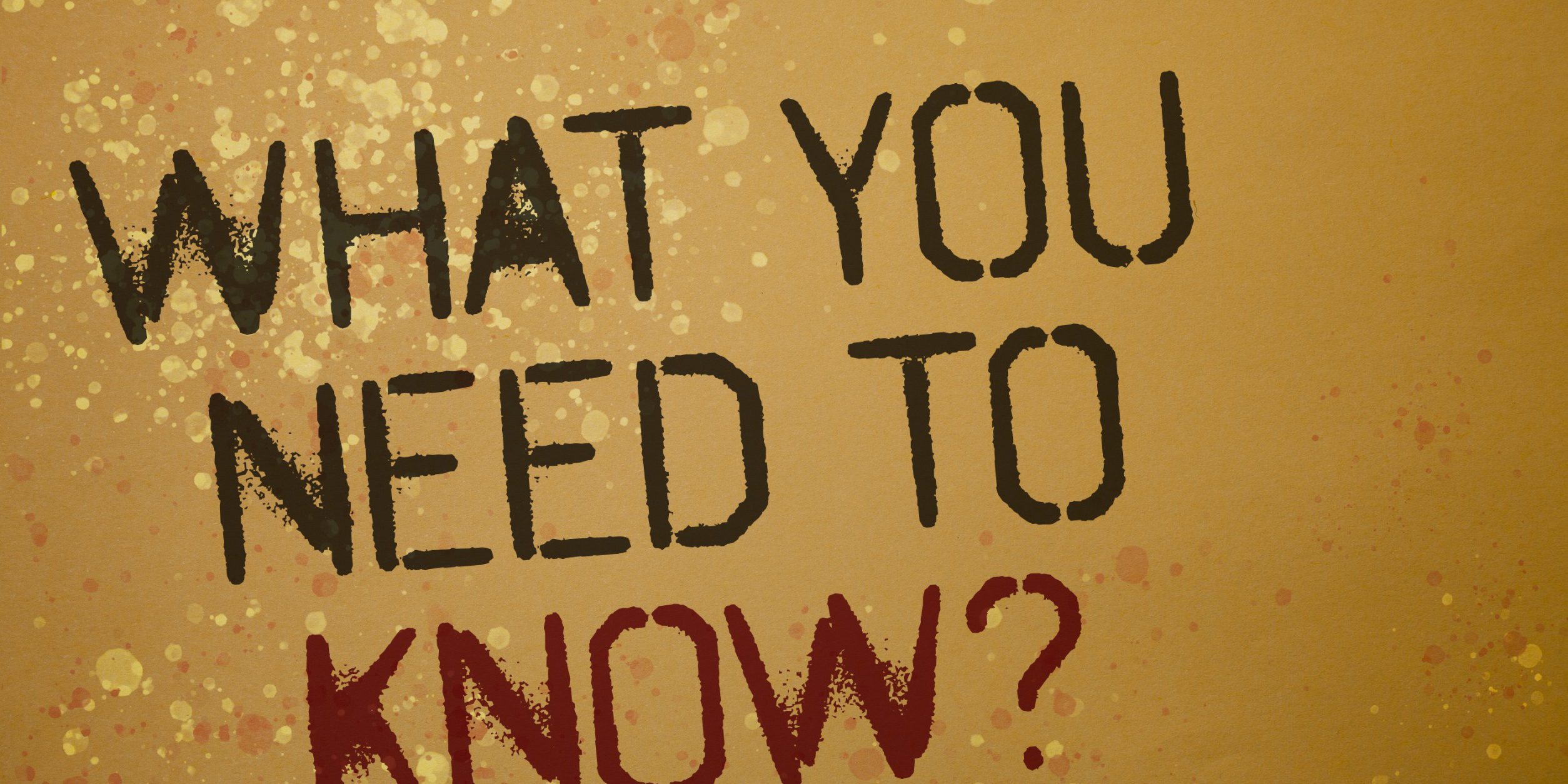 LEADERS DO YOU KNOW WHAT YOUR PEOPLE NEED